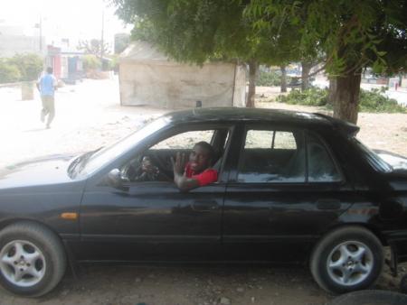 cash and black car ain't man